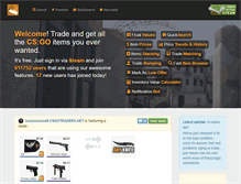 Tablet Screenshot of csgotraders.net